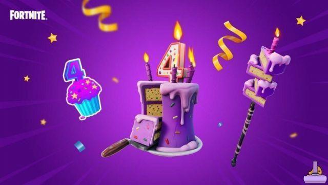 Guía de Fortnite: cómo completar los desafíos del cuarto cumpleaños