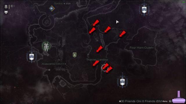 Destiny 2 - Todas las ubicaciones de anclas ascendentes en Tangled Shore - Thieves Landing y Sorik's Cut