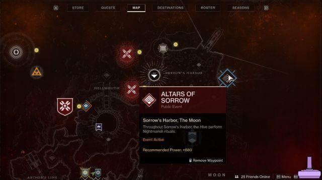 Destiny 2 - Guía del Altar of Sorrows - Cómo acceder a la mazmorra Pit of Hersey