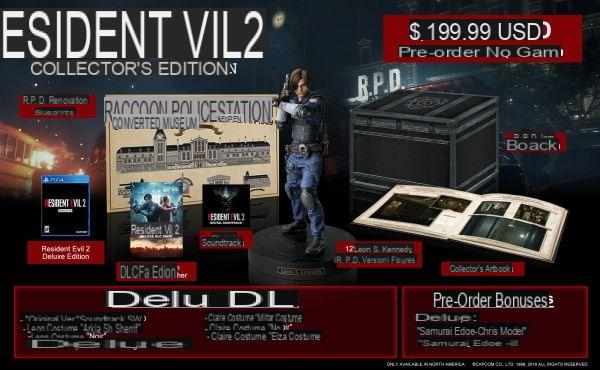 Nuevos detalles y Edición Coleccionista de Resident Evil 2 Remake