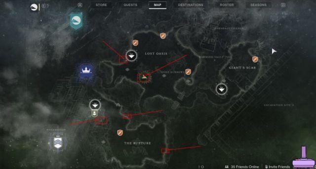 Todas las ubicaciones de los Shards of Calcified Light para la búsqueda de crecimiento en Destiny 2