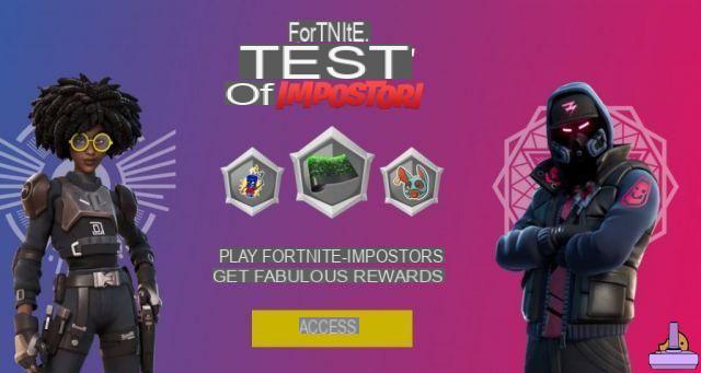 Fortnite: recompensas GRATIS con los impostores