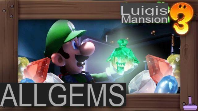 Luigi's Mansion 3: dónde encontrar todas las gemas